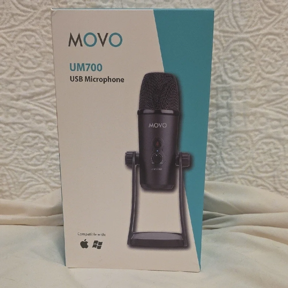 OVO UM700 USB Microphone - Black and Teal